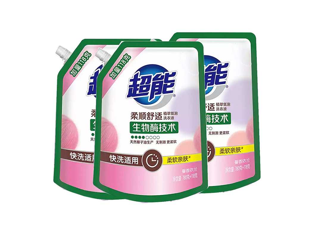 防滴漏、不起泡、计量准：吕工机械洗衣液灌装生产线